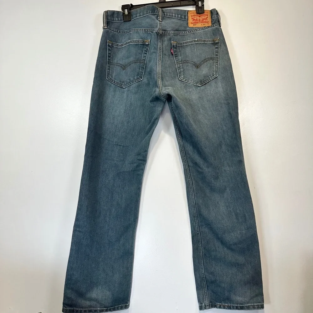 Levi's 559 Relaxed Straight‎ Leg Jeans Classic Denim Blue Jeans W34 L34(31)